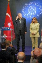 Giorgia Meloni and Turkish President Erdogan Press Conference - Rome