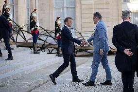France's President Emmanuel Macron and Belgium's Prime Minister Bart De Wever