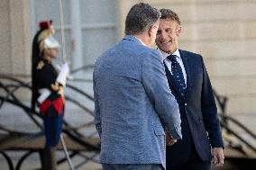 France's President Emmanuel Macron and Belgium's Prime Minister Bart De Wever