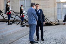 France's President Emmanuel Macron and Belgium's Prime Minister Bart De Wever
