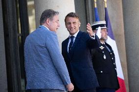 France's President Emmanuel Macron and Belgium's Prime Minister Bart De Wever