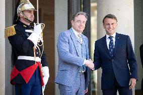 France's President Emmanuel Macron and Belgium's Prime Minister Bart De Wever
