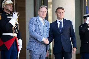 France's President Emmanuel Macron and Belgium's Prime Minister Bart De Wever
