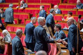 Questions to the government at the French National Assembly - Paris