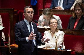 Questions to the government at the French National Assembly - Paris