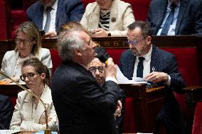 Questions to the government at the French National Assembly - Paris