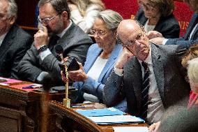 Questions to the government at the French National Assembly - Paris