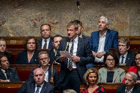 Questions to the government at the French National Assembly - Paris