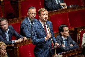 Questions to the government at the French National Assembly - Paris