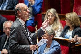 Questions to the government at the French National Assembly - Paris