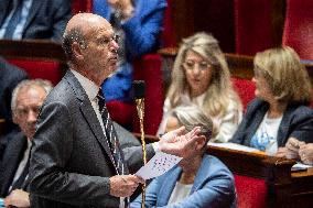 Questions to the government at the French National Assembly - Paris