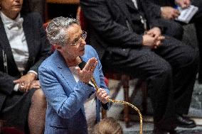 Questions to the government at the French National Assembly - Paris