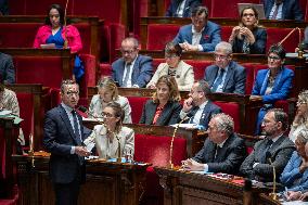 Questions to the government at the French National Assembly - Paris