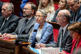 Questions to the government at the French National Assembly - Paris