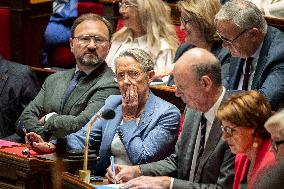 Questions to the government at the French National Assembly - Paris