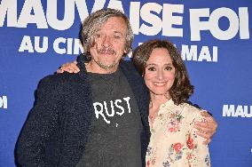 Premiere of De Mauvaise Foi - Paris