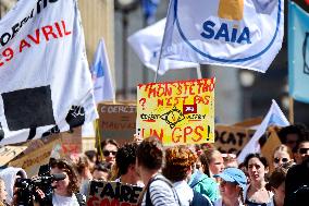 Protest Against Garot Law on Medical Deserts - Paris