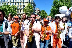 Protest Against Garot Law on Medical Deserts - Paris