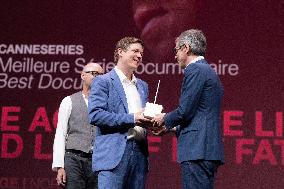 Prizes Ceremony of The 8th Canneseries Festival - Cannes