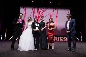 Prizes Ceremony of The 8th Canneseries Festival - Cannes