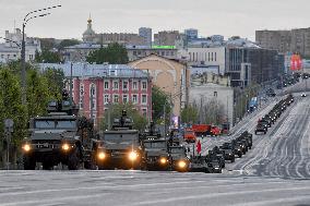 Moscow Parade Rehearsal - Russia