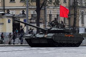 Moscow Parade Rehearsal - Russia