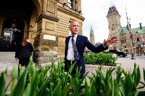 Mark Carney Arrives at The Office of The Prime Minister - Ottawa