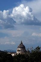 Panorama of The Dome of St Peter s Awaiting the Conclave - Vatican