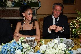 Emanuele Filiberto of Savoy and Adriana Abascal at Gala Dinner - Rome