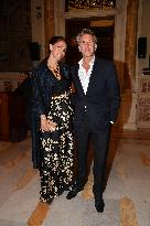 Emanuele Filiberto of Savoy and Adriana Abascal at Concert for Peace of Omar Harfouch - Rome