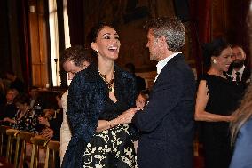 Emanuele Filiberto of Savoy and Adriana Abascal at Concert for Peace of Omar Harfouch - Rome