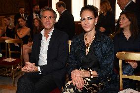 Emanuele Filiberto of Savoy and Adriana Abascal at Concert for Peace of Omar Harfouch - Rome