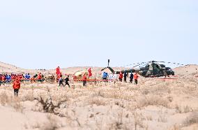 Shenzhou 19 Return Capsule Touches Down On Earth - China