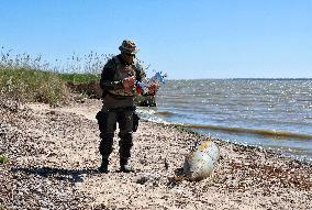 FAB-500 aerial bomb removed and destroyed in Odesa region