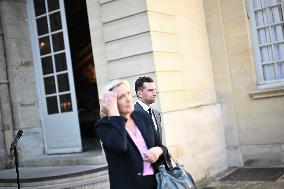 PM Meets Jordan Bardella and Marine Le Pen - Paris