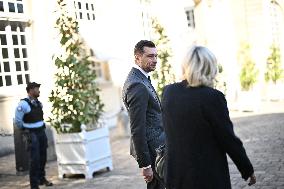 PM Meets Jordan Bardella and Marine Le Pen - Paris