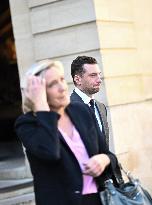 PM Meets Jordan Bardella and Marine Le Pen - Paris