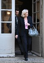 PM Meets Jordan Bardella and Marine Le Pen - Paris