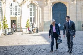 PM Meets Jordan Bardella and Marine Le Pen - Paris