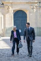 PM Meets Jordan Bardella and Marine Le Pen - Paris