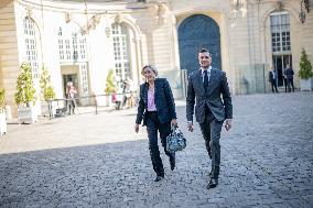 PM Meets Jordan Bardella and Marine Le Pen - Paris