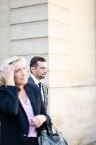 PM Meets Jordan Bardella and Marine Le Pen - Paris