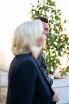 PM Meets Jordan Bardella and Marine Le Pen - Paris