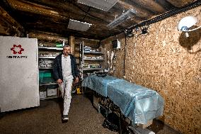 Surgical unit of underground hospital