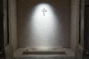 The Writing Franciscus On The Tomb Of Francis - Rome