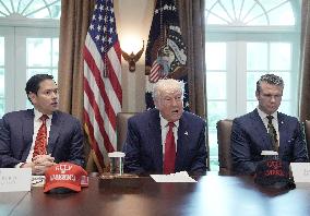 President Trump Hosts Cabinet Meeting at the White House
