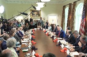President Trump Hosts Cabinet Meeting at the White House