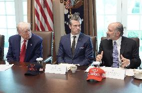 President Trump Hosts Cabinet Meeting at the White House