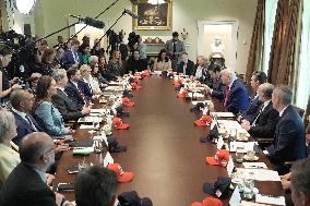 President Trump Hosts Cabinet Meeting at the White House