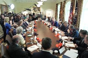President Trump Hosts Cabinet Meeting at the White House